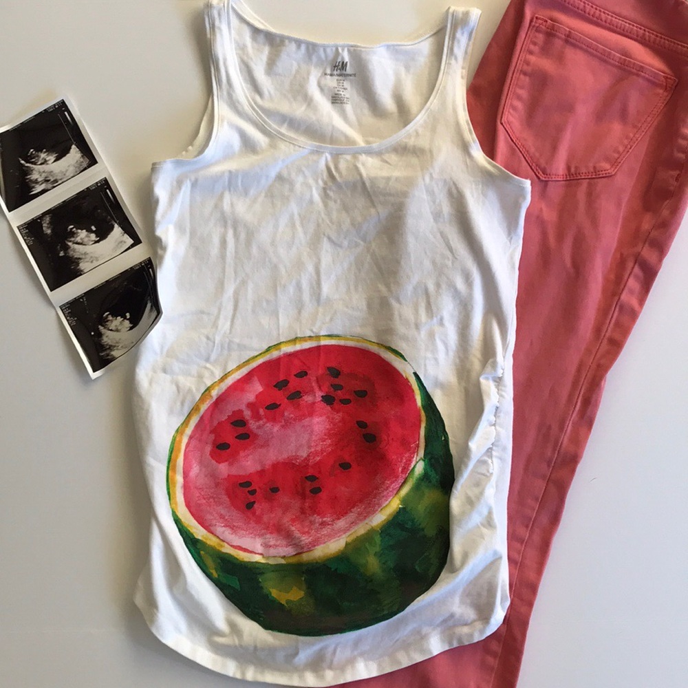 H&M MAMA Maternity Watermelon Tank Top (size M)